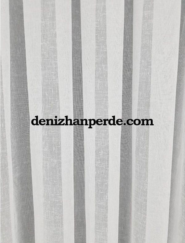 Foldet Keten Tül Perde